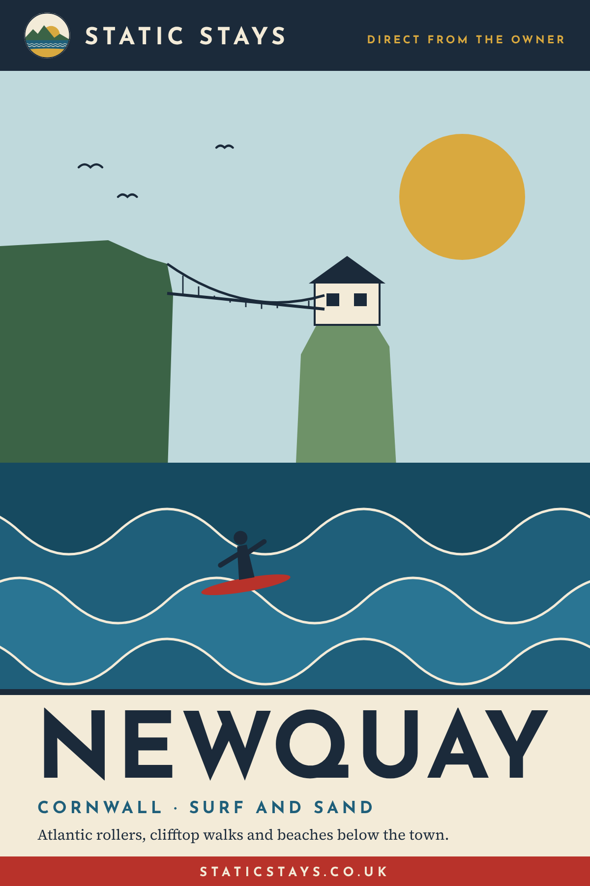 Static Stays poster: Newquay