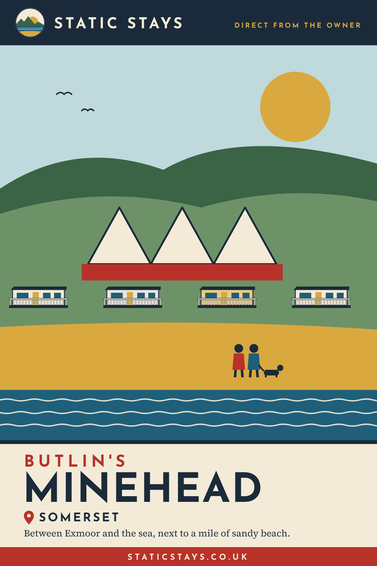 Static Stays poster: Butlins Minehead