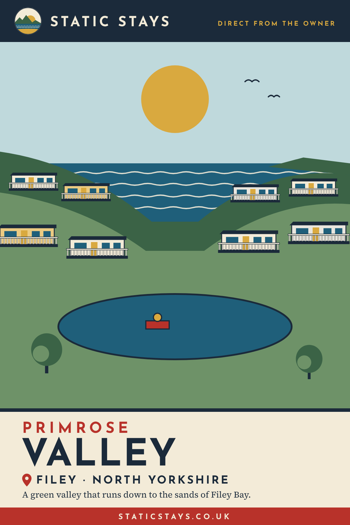 Static Stays poster: Primrose Valley