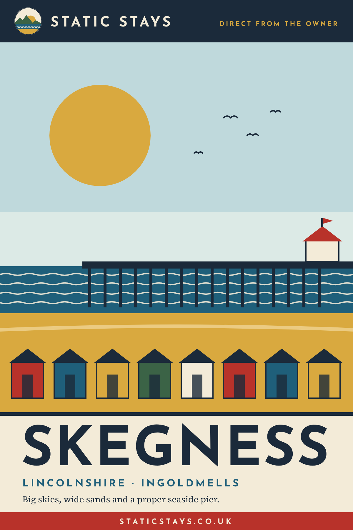 Static Stays poster: Skegness and Ingoldmells