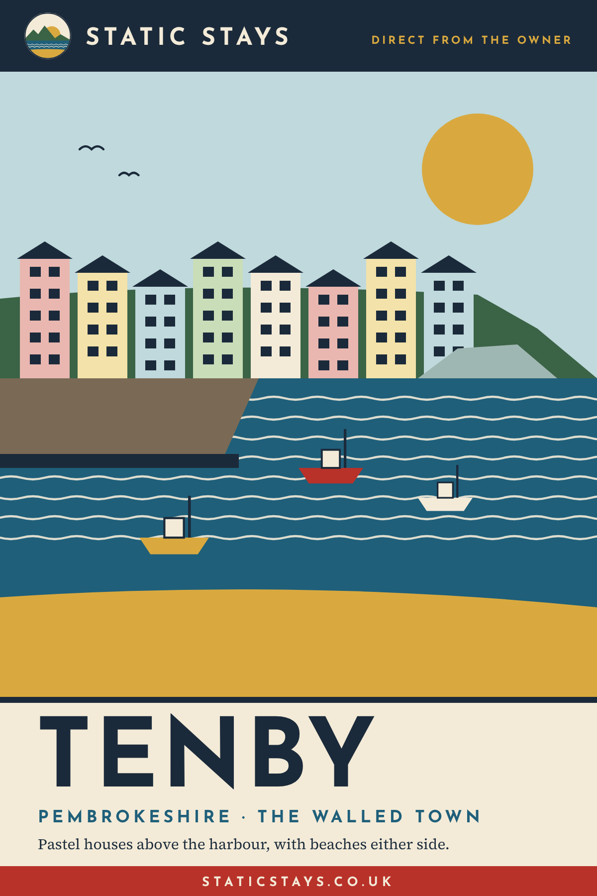 Static Stays poster: Tenby